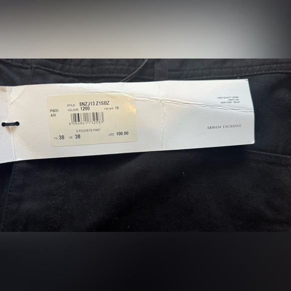 Armani Exchange men black jeans - Picture 2 of 11